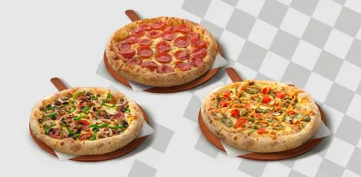 WOW Triples Large pizza deal from Pizza Hut Qatar